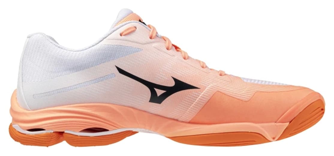 کفش والیبال یونیسکس Mizuno Wave Lightning Pro سفید / نارنجی کفش والیبال یونیسکس Mizuno Wave Lightning Pro سفید / نارنجی