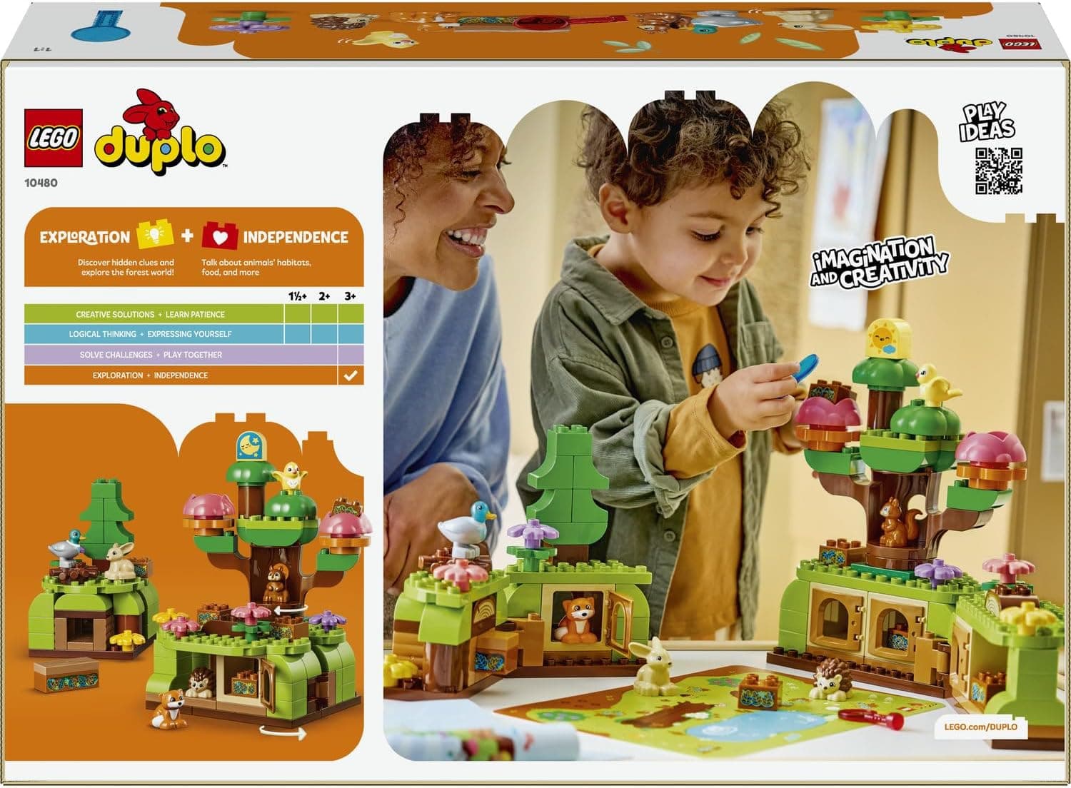 لگو ست مدل DUPLO سری Vahşi Hayvanlarla Keşif Ormanı 10480 لگو ست مدل DUPLO سری Vahşi Hayvanlarla Keşif Ormanı 10480