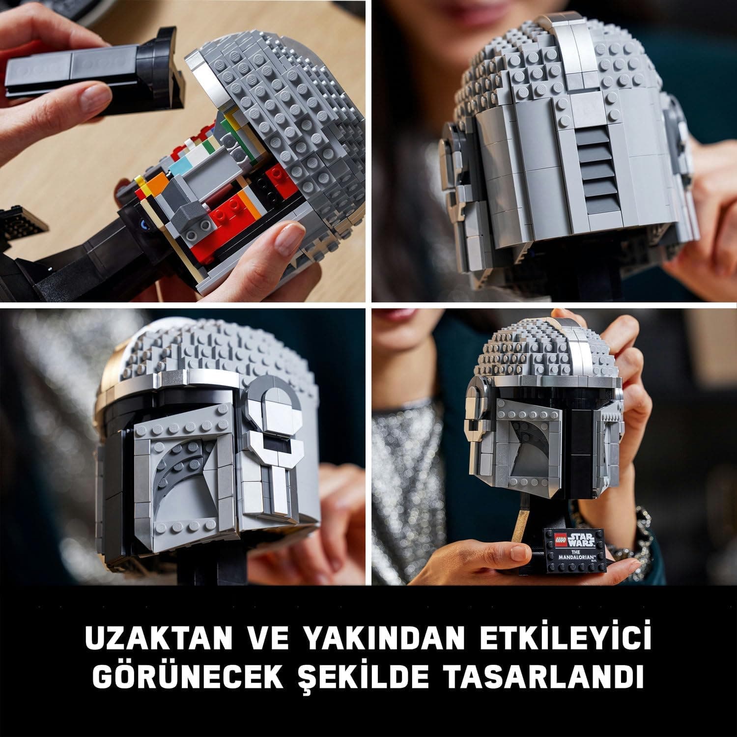 لگو Star Wars Mandalorian کلاهخود مدل 75328 لگو Star Wars Mandalorian کلاهخود مدل 75328