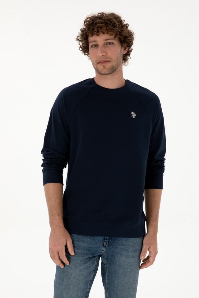 سوئیشرت مردانه U.S. Polo Assn. فیت معمولی یقهگرد سرمهای نازک بیسیک مدل 50313752-VR033 سوئیشرت مردانه U.S. Polo Assn. فیت معمولی یقهگرد سرمهای نازک بیسیک مدل 50313752-VR033