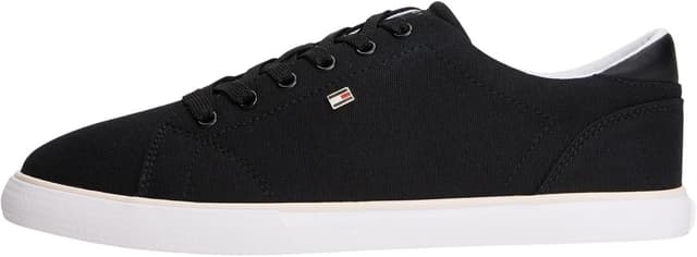 کفش اسنیکر زنانه Tommy Hilfiger کانواس مدل TH LOW PROFILE VULC کفش اسنیکر زنانه Tommy Hilfiger کانواس مدل TH LOW PROFILE VULC