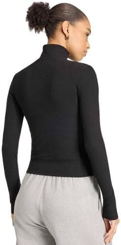 ژاکت زنانه Adidas روزمره ESSENTIALS RIB FZ TT مشکی مدل KR3598 ژاکت زنانه Adidas روزمره ESSENTIALS RIB FZ TT مشکی مدل KR3598