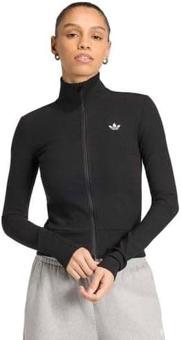 ژاکت زنانه Adidas روزمره ESSENTIALS RIB FZ TT مشکی مدل KR3598 ژاکت زنانه Adidas روزمره ESSENTIALS RIB FZ TT مشکی مدل KR3598