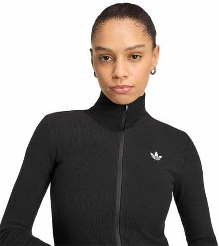 ژاکت زنانه Adidas روزمره ESSENTIALS RIB FZ TT مشکی مدل KR3598 ژاکت زنانه Adidas روزمره ESSENTIALS RIB FZ TT مشکی مدل KR3598