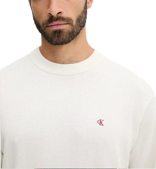 پلیور مردانه Calvin Klein نخی ریلکس یقه گرد آستین بلند پلیور مردانه Calvin Klein نخی ریلکس یقه گرد آستین بلند