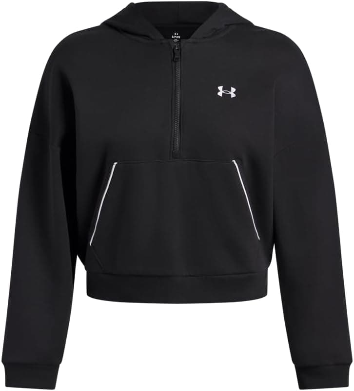 هودی زنانه Under Armour Rival Fleece Piped Half Zip هودی زنانه Under Armour Rival Fleece Piped Half Zip