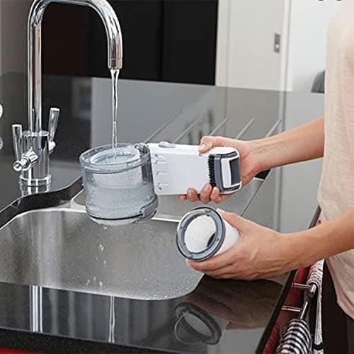 جاروبرقی دستی شارژی BLACK+DECKER با نازل قابل چرخش 21.6Wh برای خانه و خودرو، شامپاینی/سفید مدل PV1420L-B5 جاروبرقی دستی شارژی BLACK+DECKER با نازل قابل چرخش 21.6Wh برای خانه و خودرو، شامپاینی/سفید مدل PV1420L-B5
