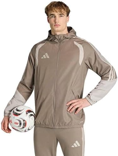 بارانی مردانه adidas تمرین فوتبال Tiro26C قهوهای مدل KE9319 بارانی مردانه adidas تمرین فوتبال Tiro26C قهوهای مدل KE9319