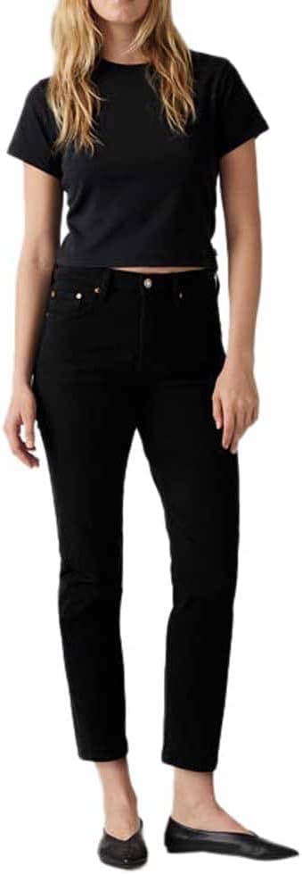 شلوار جین زنانه Levi's مدل 501 کراپ شلوار جین زنانه Levi's مدل 501 کراپ