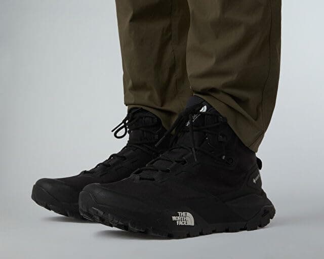 بوت ترکینگ ساقمتوسط مردانه THE NORTH FACE Offtrail Hike Mid Gore-Tex مشکی مدل NF0A8AETKY41 بوت ترکینگ ساقمتوسط مردانه THE NORTH FACE Offtrail Hike Mid Gore-Tex مشکی مدل NF0A8AETKY41