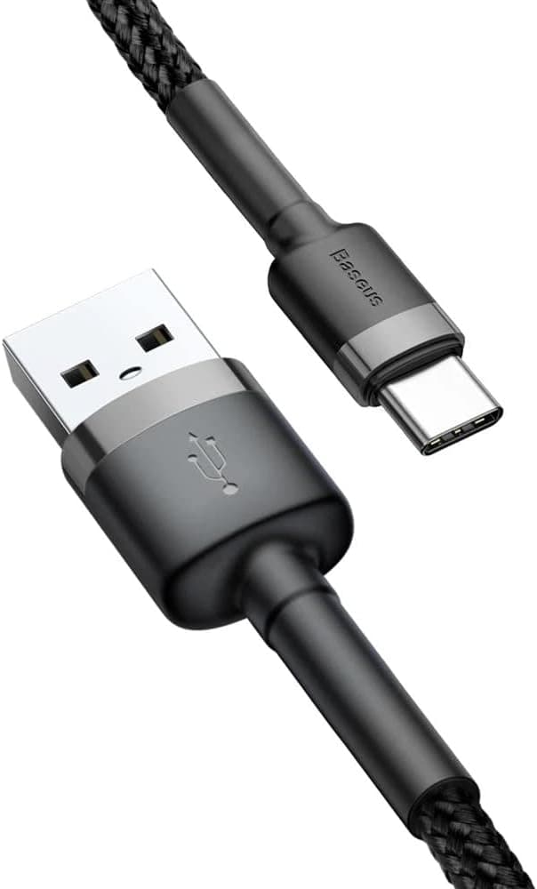 کابل شارژ و انتقال داده USB-A و USB-C Baseus Halo، 3.0 A، 1 متر، مشکی کابل شارژ و انتقال داده USB-A و USB-C Baseus Halo، 3.0 A، 1 متر، مشکی