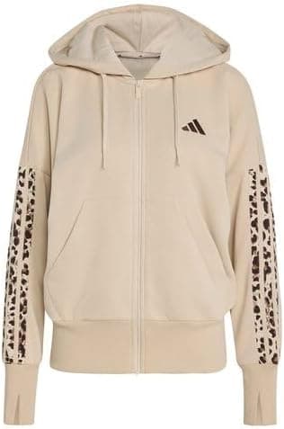 ژاکت زنانه adidas AOP 3S FT FZ بژ مدل KH1547 ژاکت زنانه adidas AOP 3S FT FZ بژ مدل KH1547