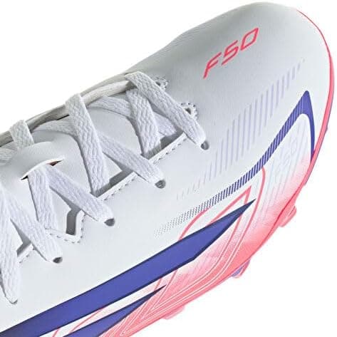 کفش فوتبال نوجوان adidas F50 HYPERFAST CLUB FG/MG J چمن چندمنظوره مدل KK1308 سفید کفش فوتبال نوجوان adidas F50 HYPERFAST CLUB FG/MG J چمن چندمنظوره مدل KK1308 سفید