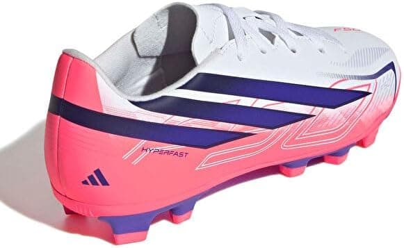 کفش فوتبال نوجوان adidas F50 HYPERFAST CLUB FG/MG J چمن چندمنظوره مدل KK1308 سفید کفش فوتبال نوجوان adidas F50 HYPERFAST CLUB FG/MG J چمن چندمنظوره مدل KK1308 سفید