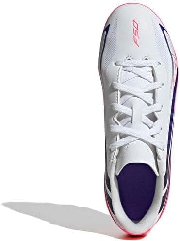 کفش فوتبال نوجوان adidas F50 HYPERFAST CLUB FG/MG J چمن چندمنظوره مدل KK1308 سفید کفش فوتبال نوجوان adidas F50 HYPERFAST CLUB FG/MG J چمن چندمنظوره مدل KK1308 سفید