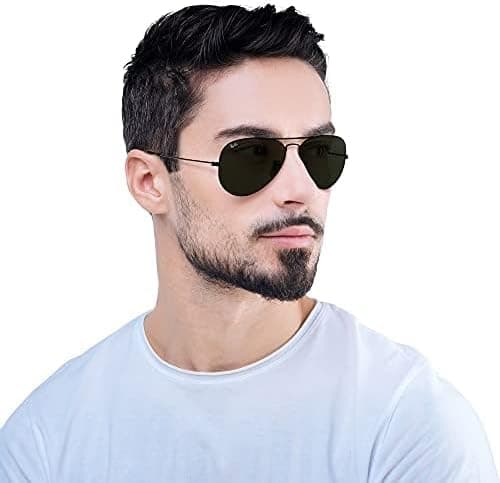 عینک آفتابی یونیسکس Ray-Ban نارنجی سایز متوسط عینک آفتابی یونیسکس Ray-Ban نارنجی سایز متوسط
