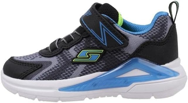 کفش پسرانه Skechers مشکی چراغدار Tri - Namics مدل 401660N BKYB کفش پسرانه Skechers مشکی چراغدار Tri - Namics مدل 401660N BKYB