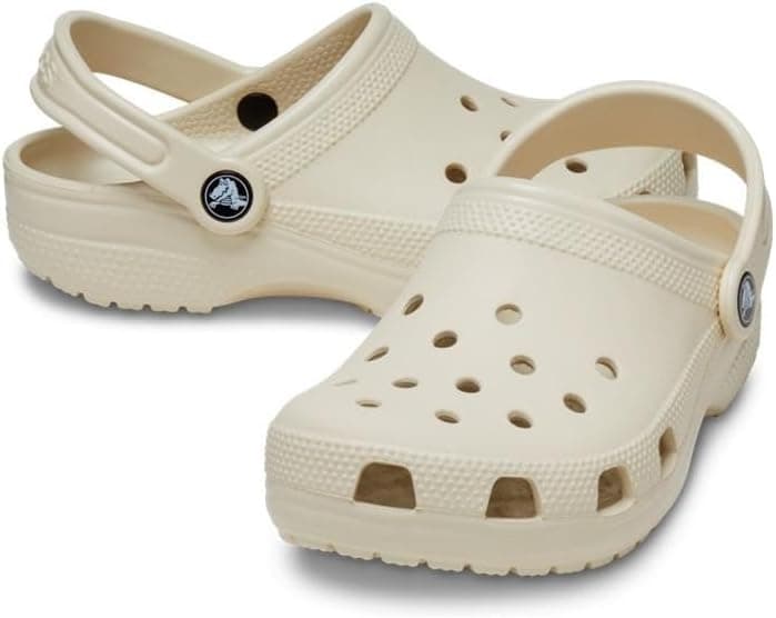کفش کلاگ بچگانه Crocs استخوانی مدل Classic Clog K کفش کلاگ بچگانه Crocs استخوانی مدل Classic Clog K