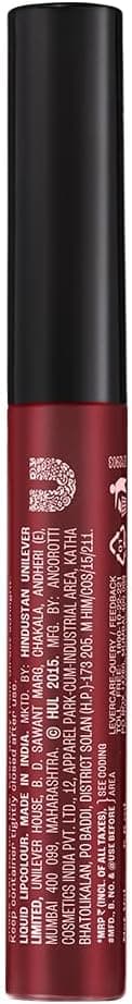 رنگ لب مایع مات LAKMÉ مدل Wine Touch، 5.6ml رنگ لب مایع مات LAKMÉ مدل Wine Touch، 5.6ml