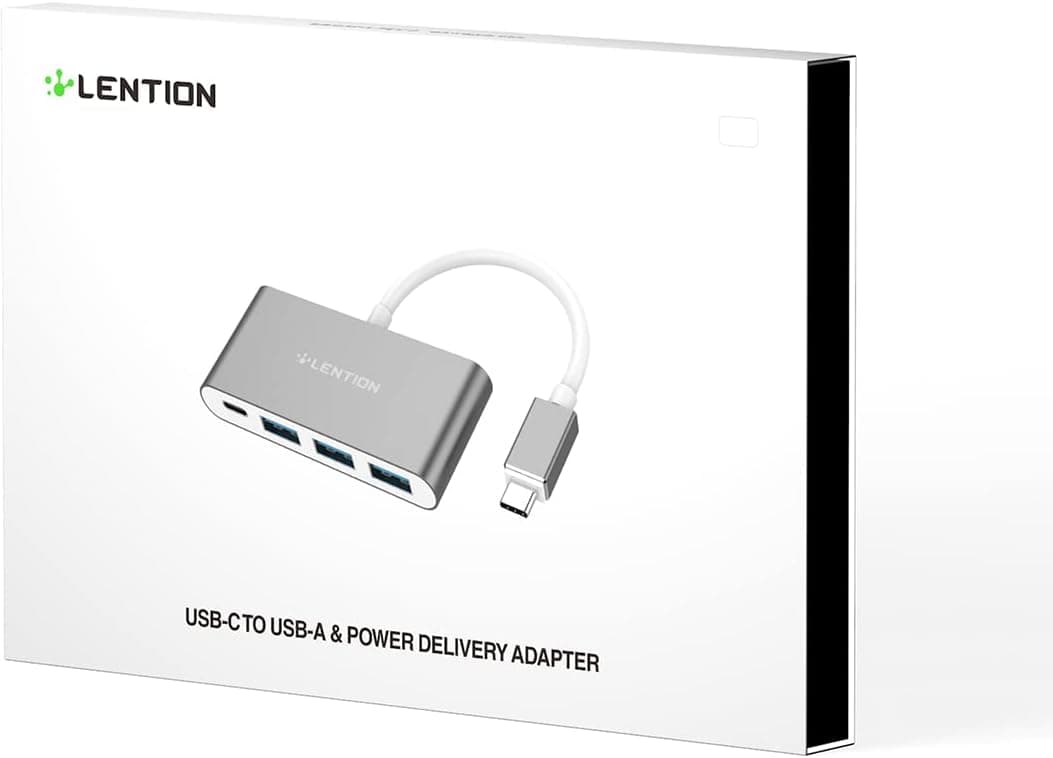 هاب USB-C چهار در یک LENTION سه پورت USB 3.0 مدل CB-C13se رزگلد هاب USB-C چهار در یک LENTION سه پورت USB 3.0 مدل CB-C13se رزگلد