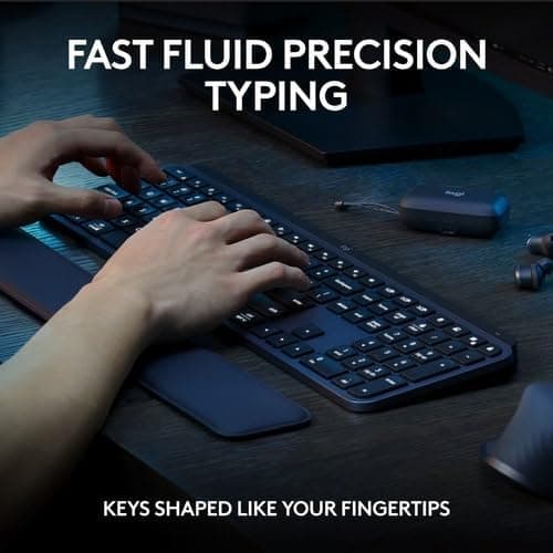 ست کیبورد و ماوس Logitech مدل MX Keys S Combo بیسیم با استراحتگاه کف دست، نورپردازی قابل تنظیم، Bluetooth و USB C، رنگ گرافیتی، چیدمان ARA ست کیبورد و ماوس Logitech مدل MX Keys S Combo بیسیم با استراحتگاه کف دست، نورپردازی قابل تنظیم، Bluetooth و USB C، رنگ گرافیتی، چیدمان ARA