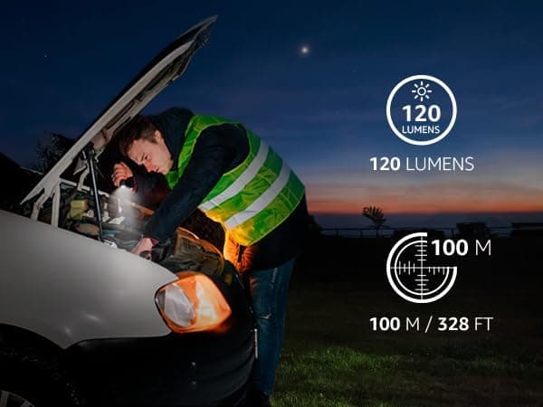 چراغقوه قلمی LED Lepro ضدآب گیرهدار با باتری AAA، بسته 2 عددی چراغقوه قلمی LED Lepro ضدآب گیرهدار با باتری AAA، بسته 2 عددی