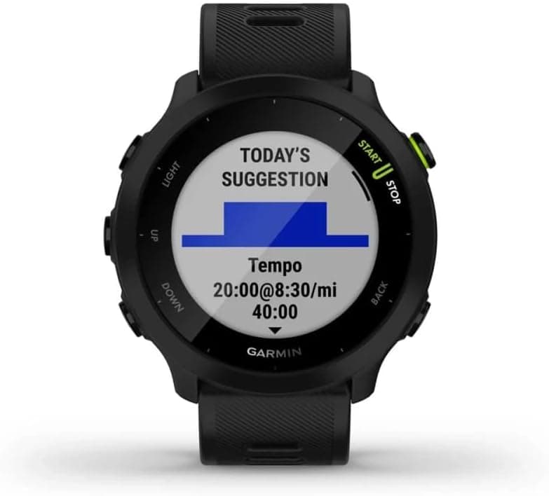ساعت هوشمند Garmin با GPS و باتری دو هفتهای مدل Forerunner 55 ساعت هوشمند Garmin با GPS و باتری دو هفتهای مدل Forerunner 55