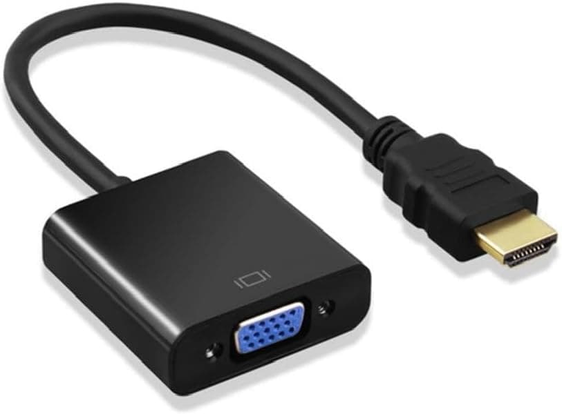 مبدل تصویر دیجیتال HDMI به VGA Lunatic مشکی با خروجی HDMI مدل 8744 مبدل تصویر دیجیتال HDMI به VGA Lunatic مشکی با خروجی HDMI مدل 8744