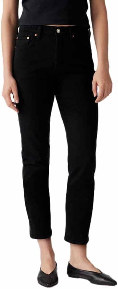 شلوار جین زنانه Levi's مدل 501 کراپ شلوار جین زنانه Levi's مدل 501 کراپ