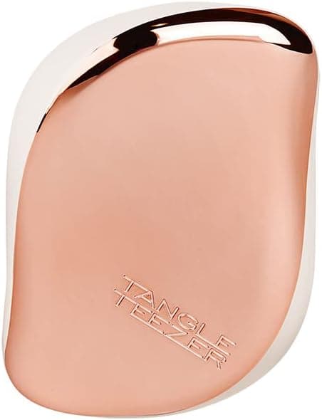 برس مو Tangle Teezer Compact Styler رزگلد عاجی با درب سفری برس مو Tangle Teezer Compact Styler رزگلد عاجی با درب سفری