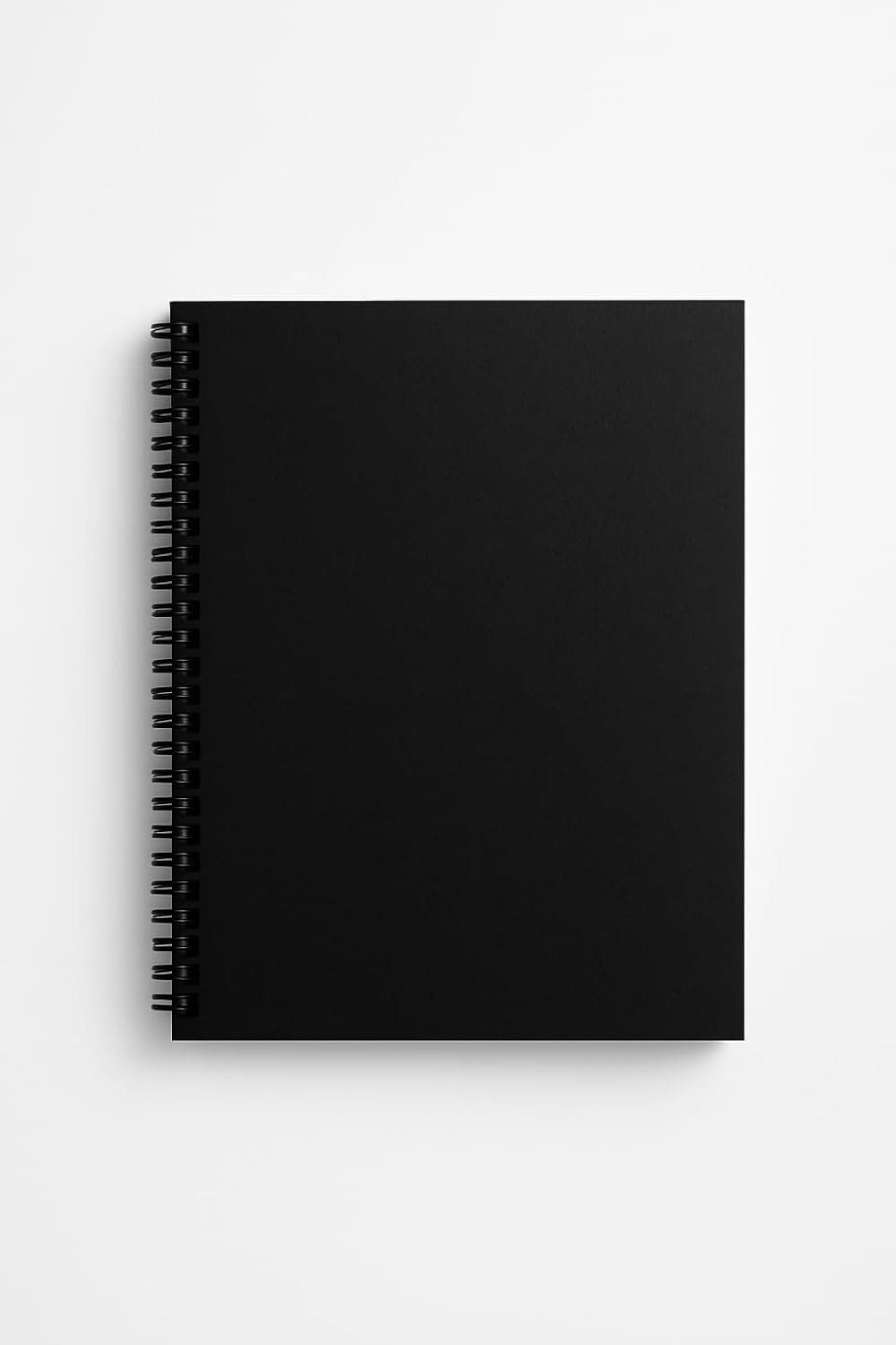 دفتر یادداشت فنری بدون خط Fark Tanıtım، A5 (15x21 cm)، 60 برگ، کاغذ عاجی 90gr، مشکی دفتر یادداشت فنری بدون خط Fark Tanıtım، A5 (15x21 cm)، 60 برگ، کاغذ عاجی 90gr، مشکی