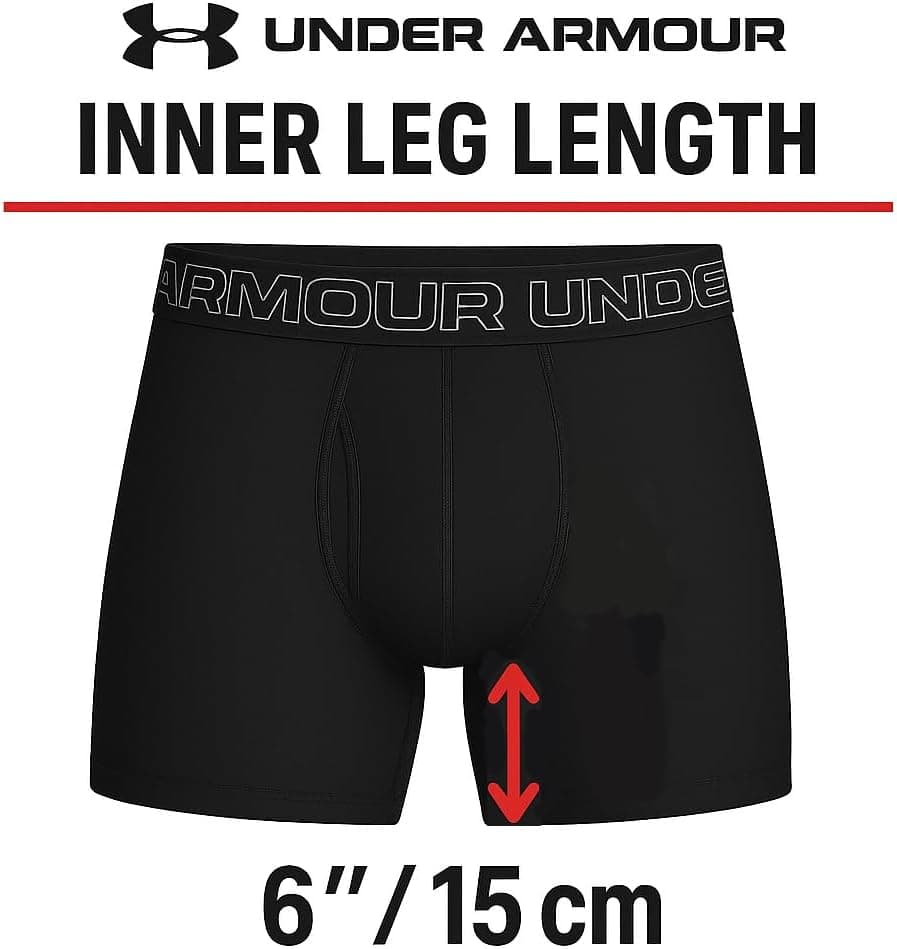 باکسر مردانه Under Armour ساده مدل UA Performance Tech 6 اینچ 3PK باکسر مردانه Under Armour ساده مدل UA Performance Tech 6 اینچ 3PK