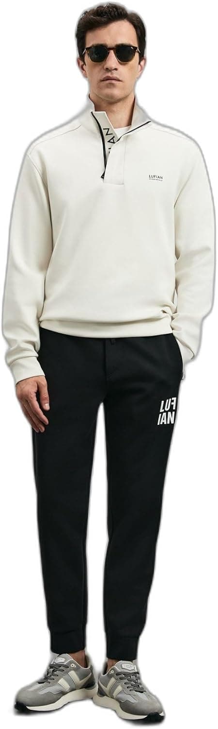 سوئیشرت مردانه Lufian Wonder بژ مدل 112030185 سوئیشرت مردانه Lufian Wonder بژ مدل 112030185