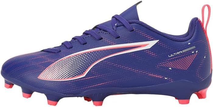 کفش فوتبال کودک PUMA آبی Ultra 5 Play Fg/Ag مدل 10769501 کفش فوتبال کودک PUMA آبی Ultra 5 Play Fg/Ag مدل 10769501