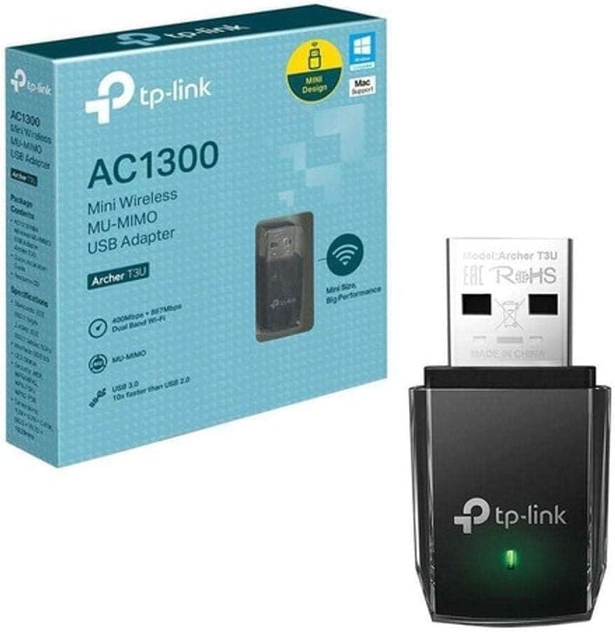 آداپتور USB بیسیم کوچک TP-Link با فناوری MU-MIMO مدل Archer T3U AC1300 آداپتور USB بیسیم کوچک TP-Link با فناوری MU-MIMO مدل Archer T3U AC1300