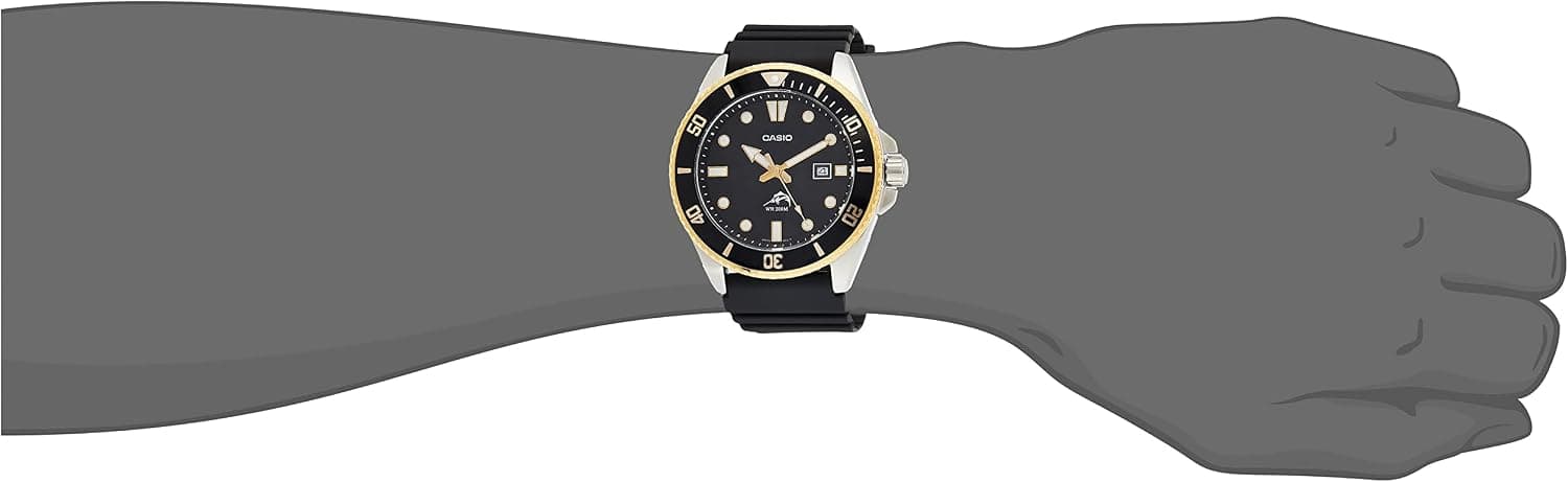 ساعت مچی مردانه Casio غواصی مشکی 200 M WR مدل MDV106-1AV ساعت مچی مردانه Casio غواصی مشکی 200 M WR مدل MDV106-1AV