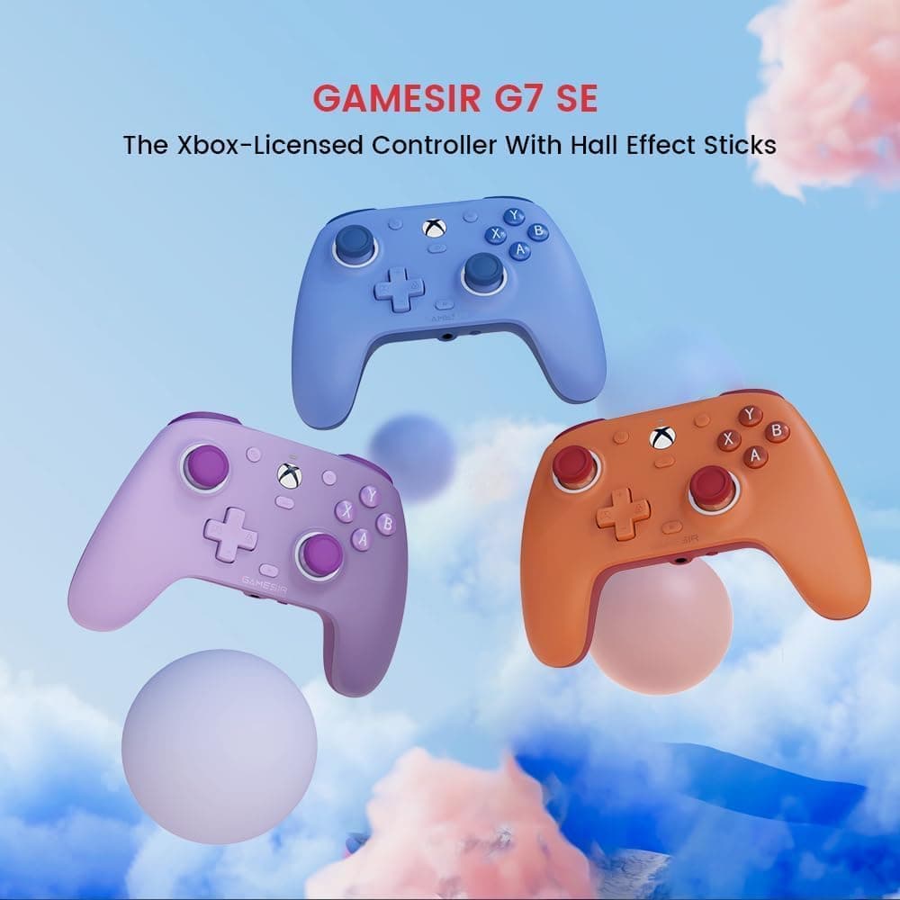 کنترلر بازی سیمی GameSir مدل G7 SE نارنجی کنترلر بازی سیمی GameSir مدل G7 SE نارنجی