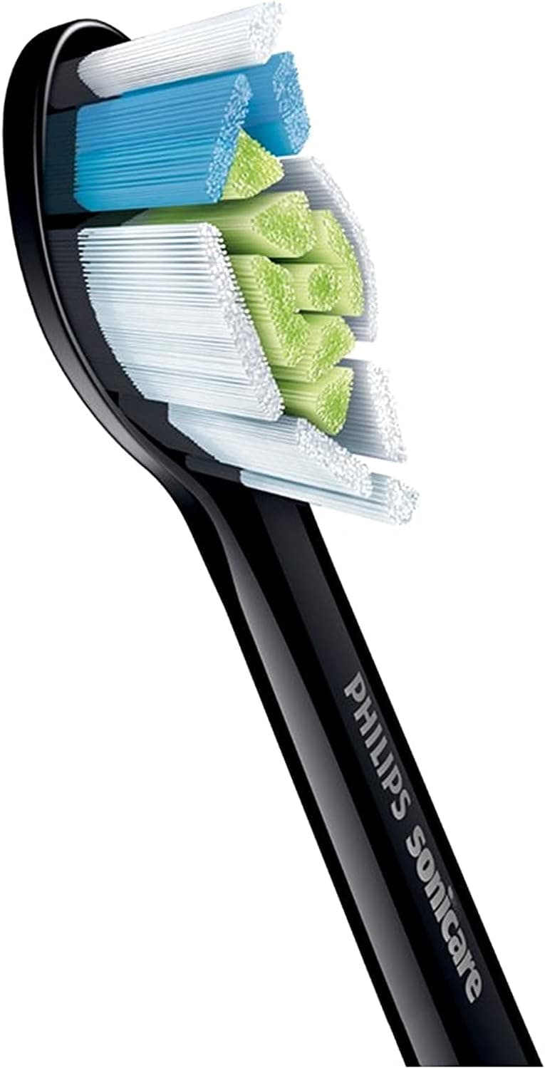 سری مسواک برقی PHILIPS Sonicare Optimal Whitening مشکی، بسته 4 عددی سری مسواک برقی PHILIPS Sonicare Optimal Whitening مشکی، بسته 4 عددی