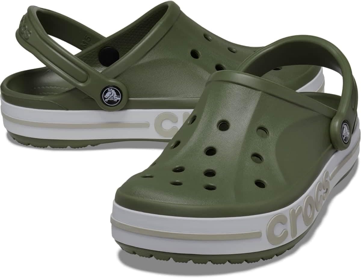 دمپایی یونیسکس بزرگسال Crocs Bayaband Clog سبز ارتشی/سنگفرشی دمپایی یونیسکس بزرگسال Crocs Bayaband Clog سبز ارتشی/سنگفرشی