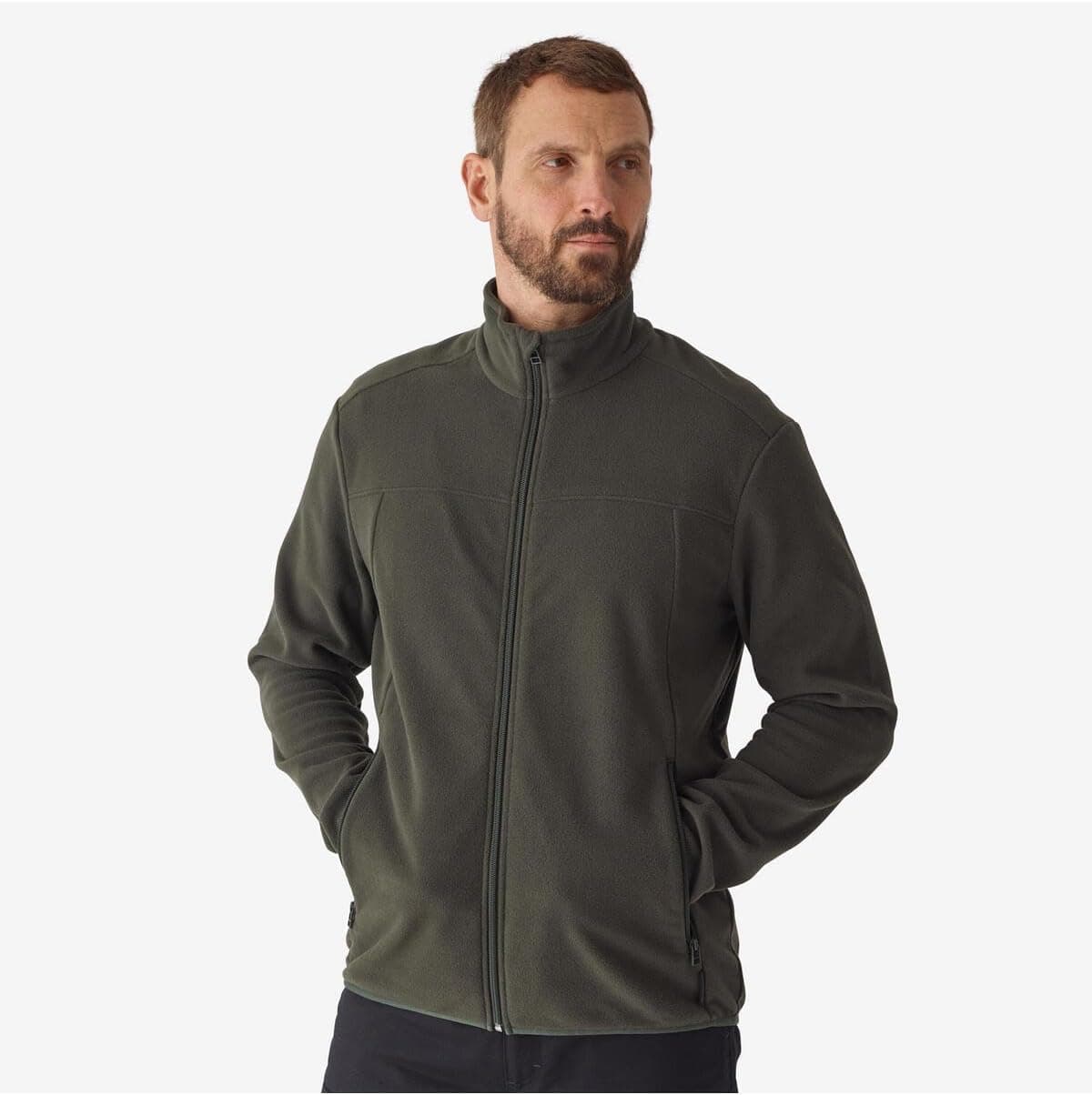ژاکت پلار مردانه Decathlon یقهبلند آستینبلند بیصدا ژاکت پلار مردانه Decathlon یقهبلند آستینبلند بیصدا