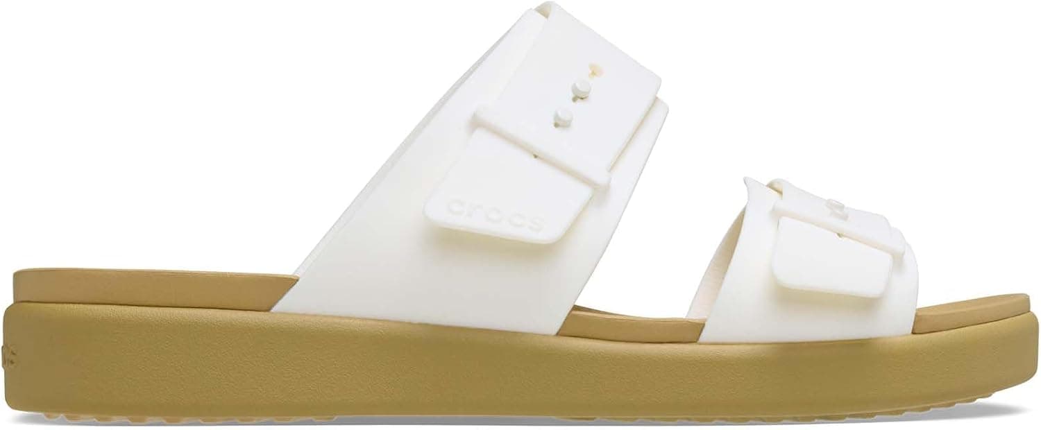 صندل زنانه Crocs پاشنه گوهای Brooklyn Buckle Low صندل زنانه Crocs پاشنه گوهای Brooklyn Buckle Low