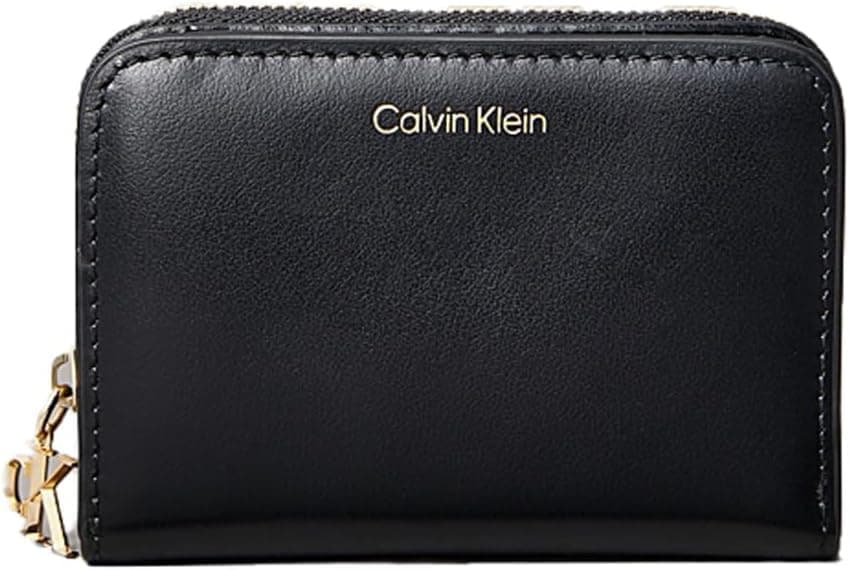 کیف پول زنانه Calvin Klein فلپدار مشکی مدل CK MEDIUM FLAP ZIP AROUND OS کیف پول زنانه Calvin Klein فلپدار مشکی مدل CK MEDIUM FLAP ZIP AROUND OS