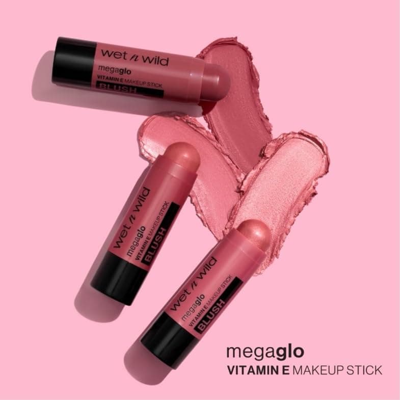 رژگونه استیکی Wet n Wild Megaglo حاوی ویتامین E رنگ Current Jam رژگونه استیکی Wet n Wild Megaglo حاوی ویتامین E رنگ Current Jam