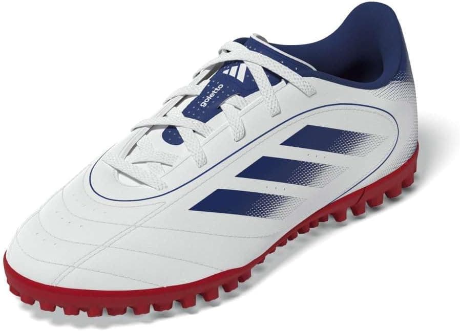 کفش فوتبال بچگانه adidas سفید هالی ساها مدل Goletto IX کفش فوتبال بچگانه adidas سفید هالی ساها مدل Goletto IX