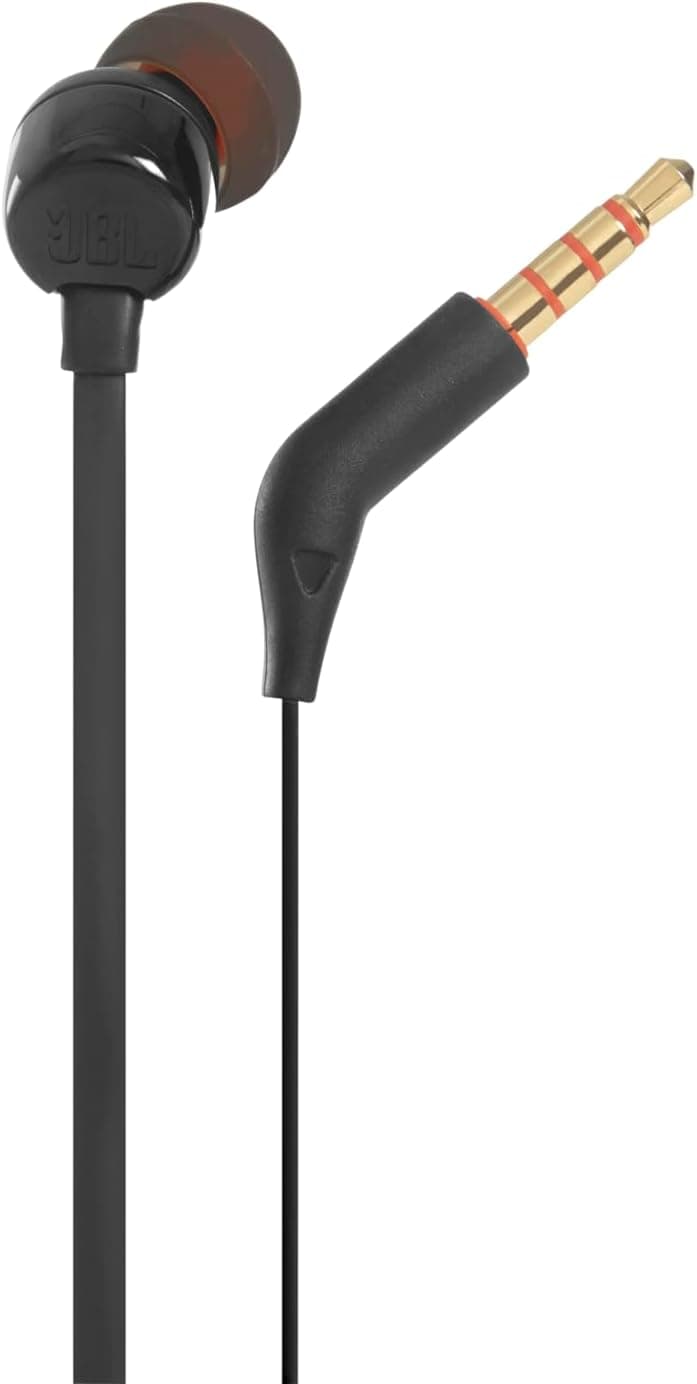 هدفون سیمدار داخل گوشی JBL Tune 110 با صدای باس قوی مشکی مدل JBLT110BLK هدفون سیمدار داخل گوشی JBL Tune 110 با صدای باس قوی مشکی مدل JBLT110BLK