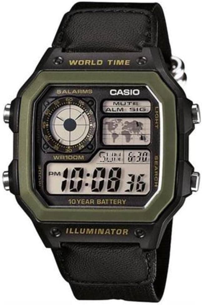 ساعت مچی مردانه Casio دیجیتال مشکی و رزگلد مدل AE-1200WHL-5AVDF ساعت مچی مردانه Casio دیجیتال مشکی و رزگلد مدل AE-1200WHL-5AVDF