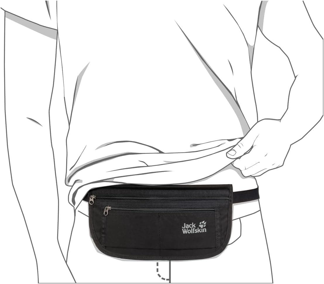 کیف کمری Jack Wolfskin مدل Document Belt De Luxe UNI کیف کمری Jack Wolfskin مدل Document Belt De Luxe UNI