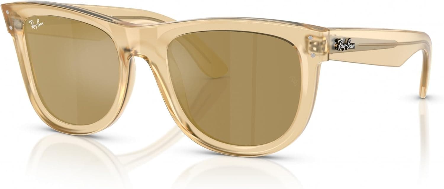عینک آفتابی مردانه Ray-Ban Wayfarer فریم مربعی وارونه مدل Rbr0502s عینک آفتابی مردانه Ray-Ban Wayfarer فریم مربعی وارونه مدل Rbr0502s