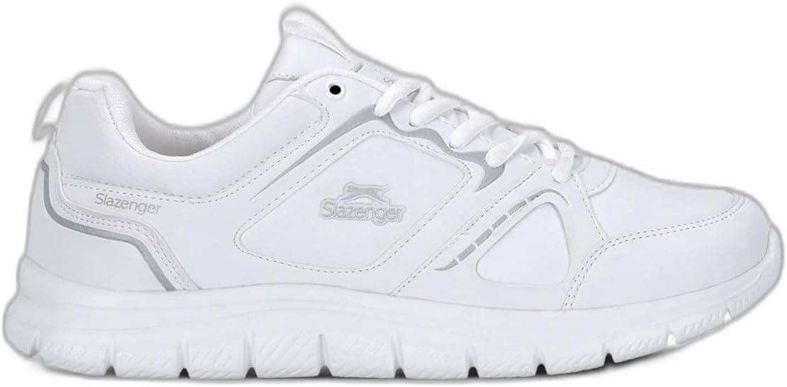 کفش ورزشی مردانه Slazenger مخصوص دویدن و پیادهروی سفید/نقرهای مدل CIRELLI کفش ورزشی مردانه Slazenger مخصوص دویدن و پیادهروی سفید/نقرهای مدل CIRELLI