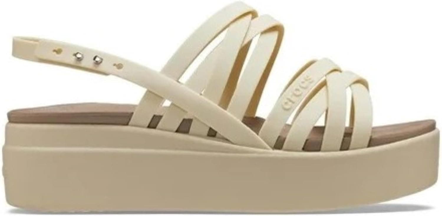 صندل زنانه Crocs با بند و پاشنه گوهای Brooklyn Low مدل 206751-2Y2 صندل زنانه Crocs با بند و پاشنه گوهای Brooklyn Low مدل 206751-2Y2